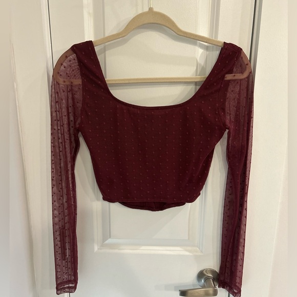 Windsor Eyes On Mesh Corset Top - Picture 4 of 6